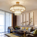 Layered Crystal Ceiling Light
