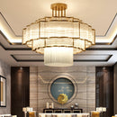 Layered Crystal Ceiling Light