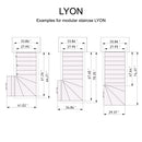 LYON Modular Staircase Kit - Black