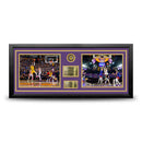 LeBron James Scoring Records Los Angeles Lakers 8x10 Framed Basketball Photo with Engraved Autograph by Dynasty Sports & Framing
