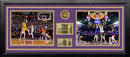 LeBron James Scoring Records Los Angeles Lakers 8x10 Framed Basketball Photo with Engraved Autograph by Dynasty Sports & Framing