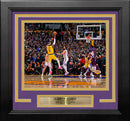 LeBron James Breaks the All-Time Scoring Record Los Angeles Lakers 8" x 10" Framed Basketball Photo by Dynasty Sports & Framing