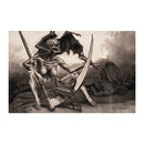 "Le Répit" by Valére Bernard Matte Poster