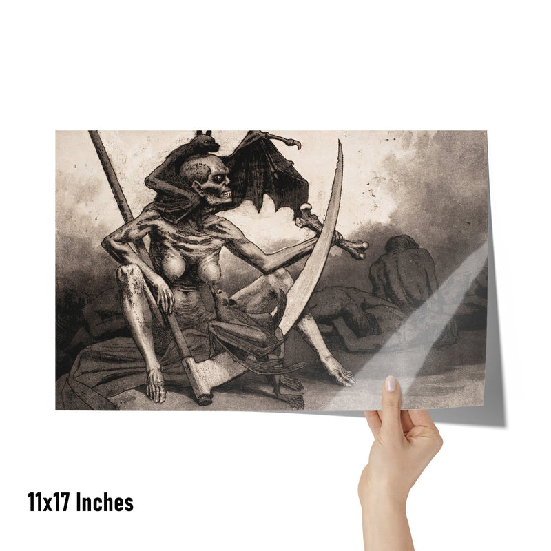 "Le Répit" by Valére Bernard Matte Poster