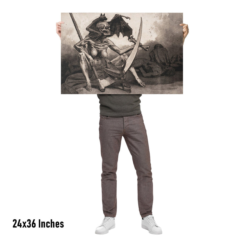 "Le Répit" by Valére Bernard Matte Poster