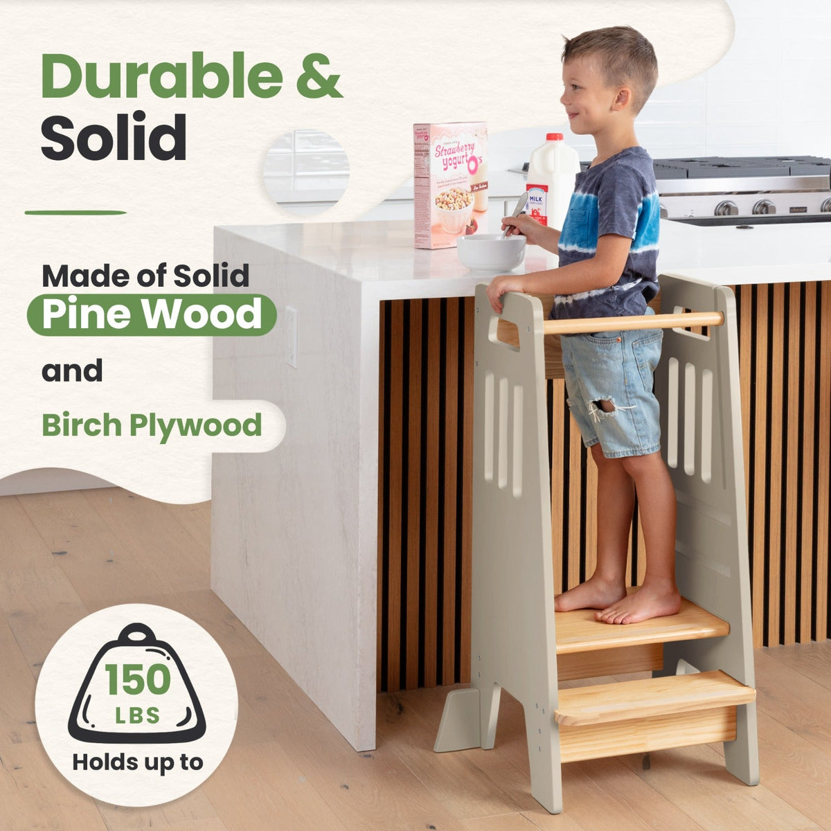 Standing Toddler Tower with Sliding Safety Door, photo 38 of 40