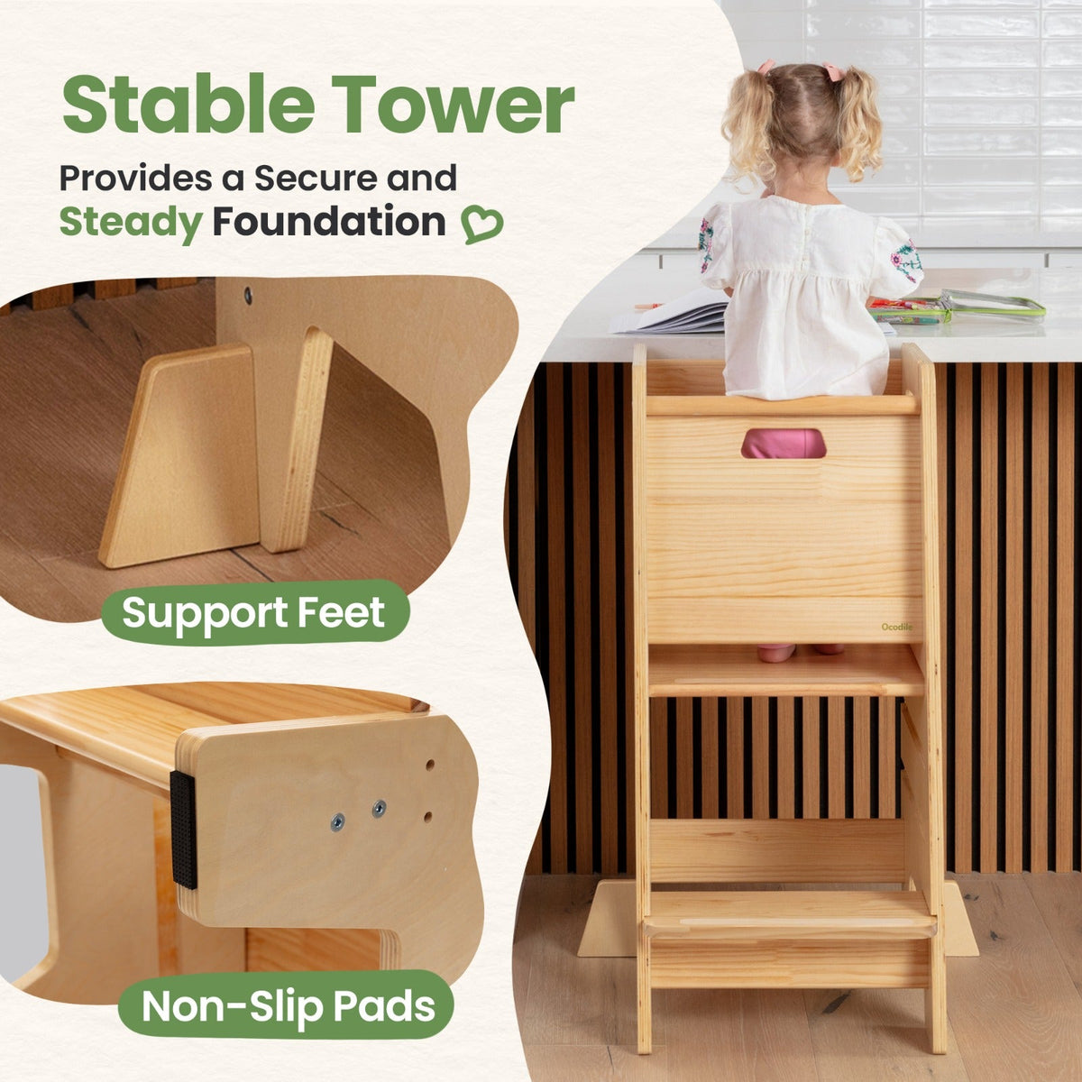 Standing Toddler Tower with Sliding Safety Door, photo 23 of 40