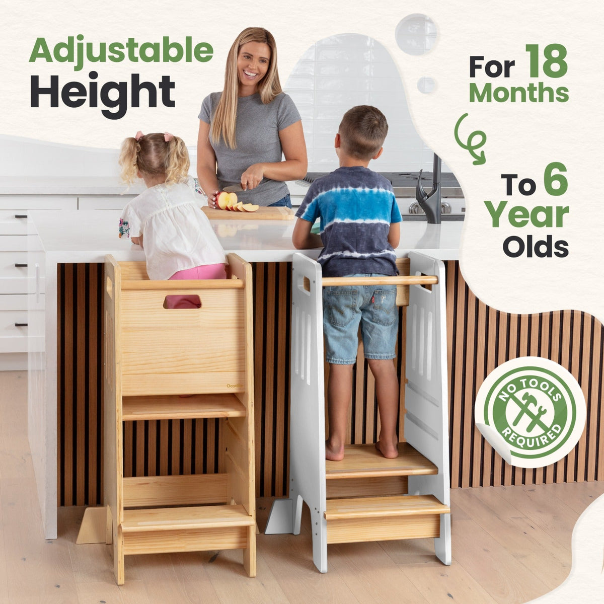 Standing Toddler Tower with Sliding Safety Door, photo 18 of 40