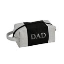 Leatherette/Canvas Black Travel Kit by creativegiftsdirect