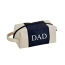 Leatherette/Canvas Navy Travel Kit by creativegiftsdirect