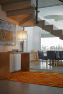 LEAVES - Custom Oversized Cowhide Rug