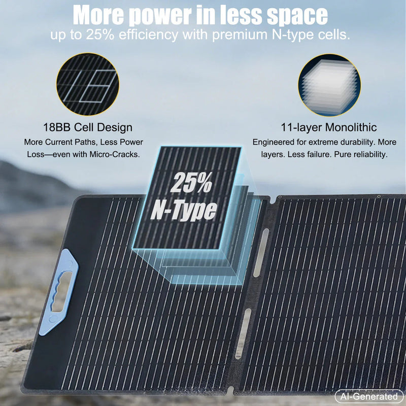 LensunSolar 400W Waterproof Foldable Solar Panel, photo 6 of 6