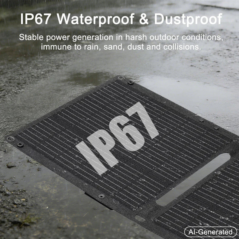 Lensunsolar 60W Waterproof Foldable Solar Panel, photo 4 of 7