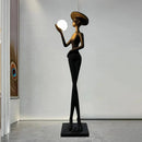 Lexa Sculpture Figure Floor Lamp