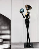 Lexa Sculpture Figure Floor Lamp