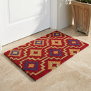 Lhasa Kilim - Red Coir Doormat