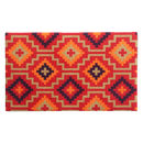 Lhasa Orange & Violet Performance Doormat – 18" x 30" Non-Slip, Nylon