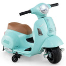 Kids Ride on Motorcycle Licensed Vespa with LED Headlight and Horn Sound by LJGDeals