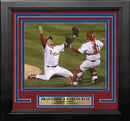 Brad Lidge & Carlos Ruiz 2008 World Series Last Out Celebration Philadelphia Phillies Framed Baseball Photo by Dynasty Sports & Framing
