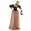 Life-Size Halloween Animatronic Moving and Talking Old Lady Hag Prop by DirectDeals