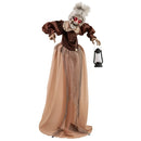 Life-Size Halloween Animatronic Moving and Talking Old Lady Hag Prop by LJGDeals