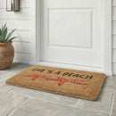 Life's a Beach Starfish Coir Doormat
