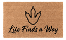 Life Finds a Way Coir Mat
