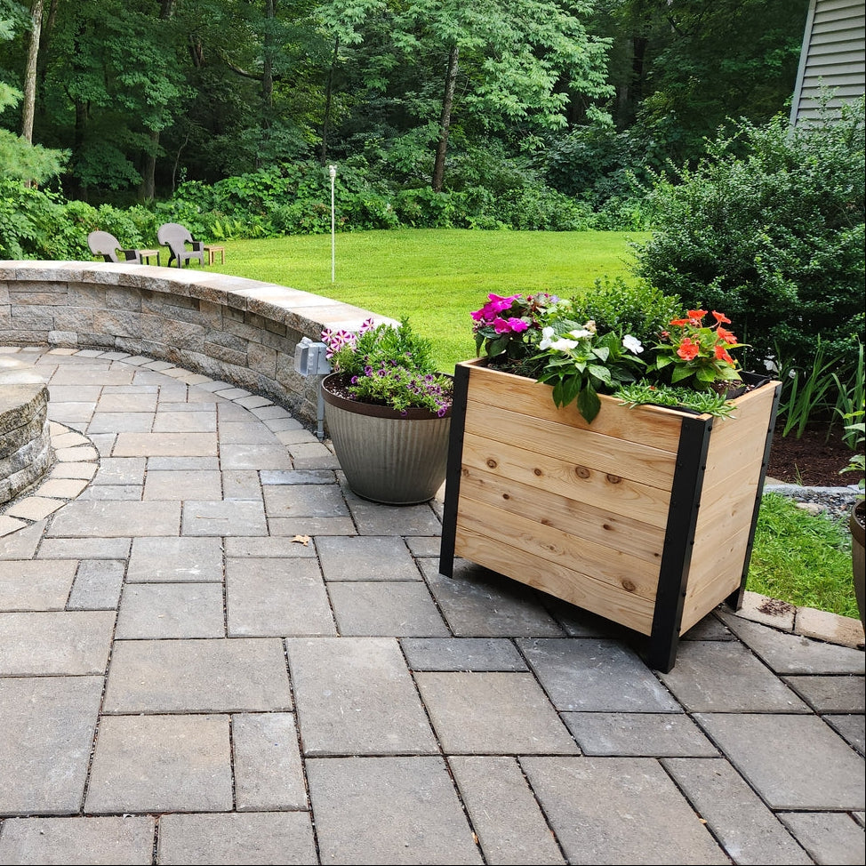 18" x 24" Planter Box - 24" TALL / Select Grade, installed in a room