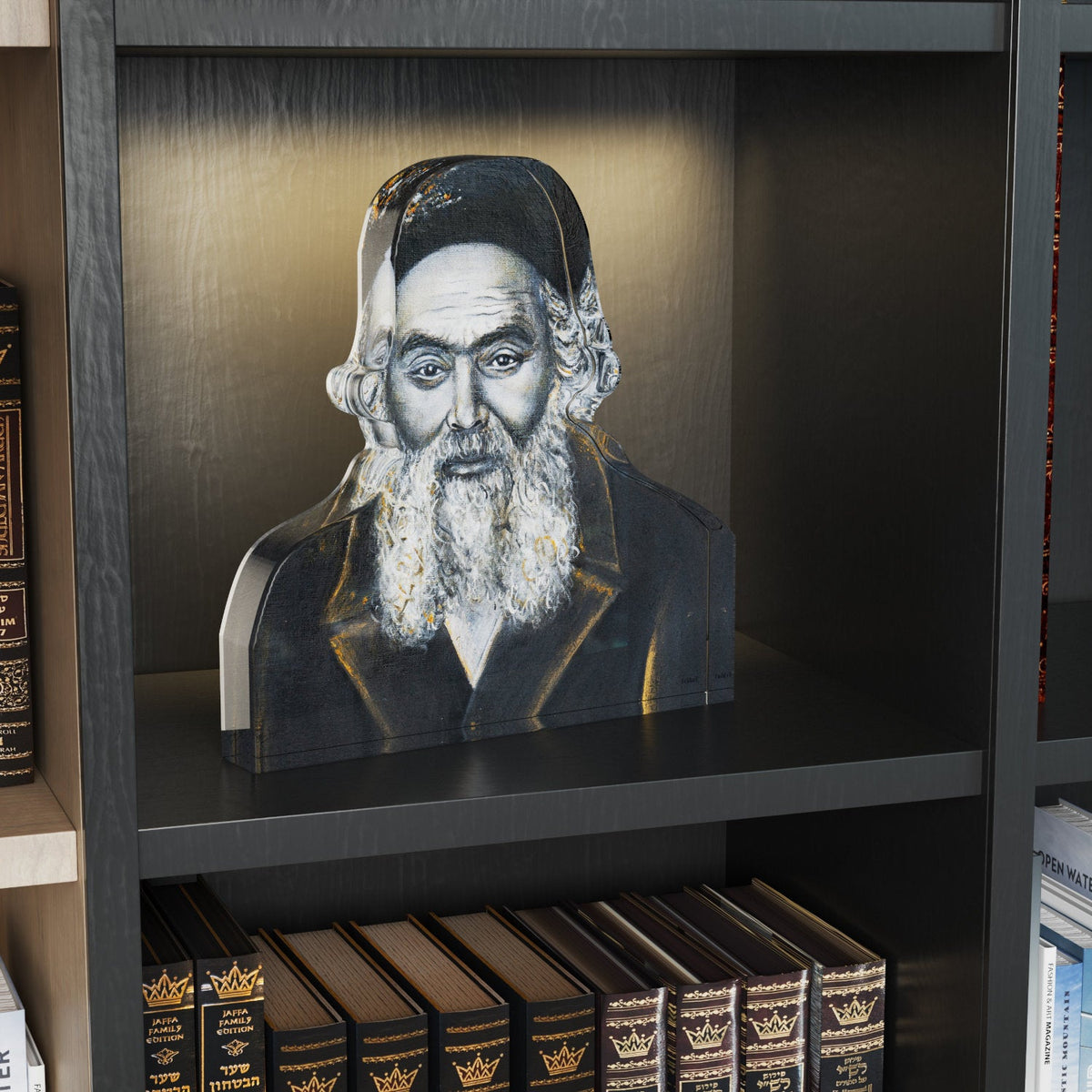 Gedolim Block - Chofetz Chaim, installed in a room