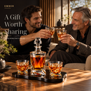 Italian Crafted Crystal 5 Piece European Style Wine, 855ml