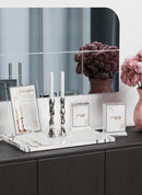 Leatherite Artwork Tzedakah Box - Blush Rose