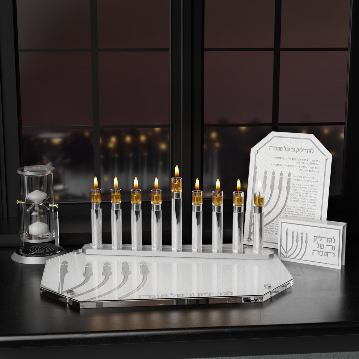 Turning 30-Min Hourglass Sand Timer v.1, installed in a room