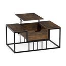 Lift Top Coffee Table Modern Center Table with Hidden Storage Compartment by LJGDeals