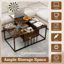 Lift Top Coffee Table Modern Center Table with Hidden Storage Compartment by LJGDeals