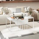 Lift Top Coffee Table Modern Center Table with Hidden Storage Compartment by LJGDeals