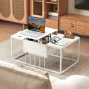 Lift Top Coffee Table Modern Center Table with Hidden Storage Compartment by LJGDeals