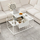 Lift Top Coffee Table Modern Center Table with Hidden Storage Compartment by LJGDeals