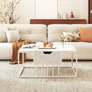 Lift Top Coffee Table Modern Center Table with Hidden Storage Compartment by LJGDeals