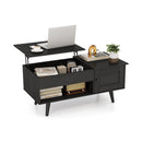 Lift Top Coffee Table with Storage and Hidden Compartment