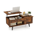 Lift Top Coffee Table with Storage and Hidden Compartment by LJGDeals