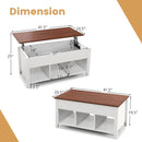 Coffee Table with Hidden Storage Compartment by LJGDeals