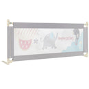 69 Inch Toddlers Vertical Lifting Baby Bedrail Guard with Lock