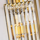 Light Luxury Crystal Layered Wall Lamp