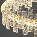 Light Luxury Round Glass Chandelier