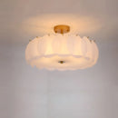 Light Luxury Round Glass Ceiling Lamp