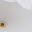 Light Luxury Round Glass Ceiling Lamp