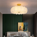 Light Luxury Round Glass Ceiling Lamp