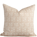 Fleur Sand Floral Pillow Cover