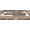 Handcrafted 48 Inch Light Travertine Rectangular Natural Stone