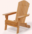 Folding Adirondack Chair – Outdoor Patio Yard Deck Beach Lawn by 2Dropme